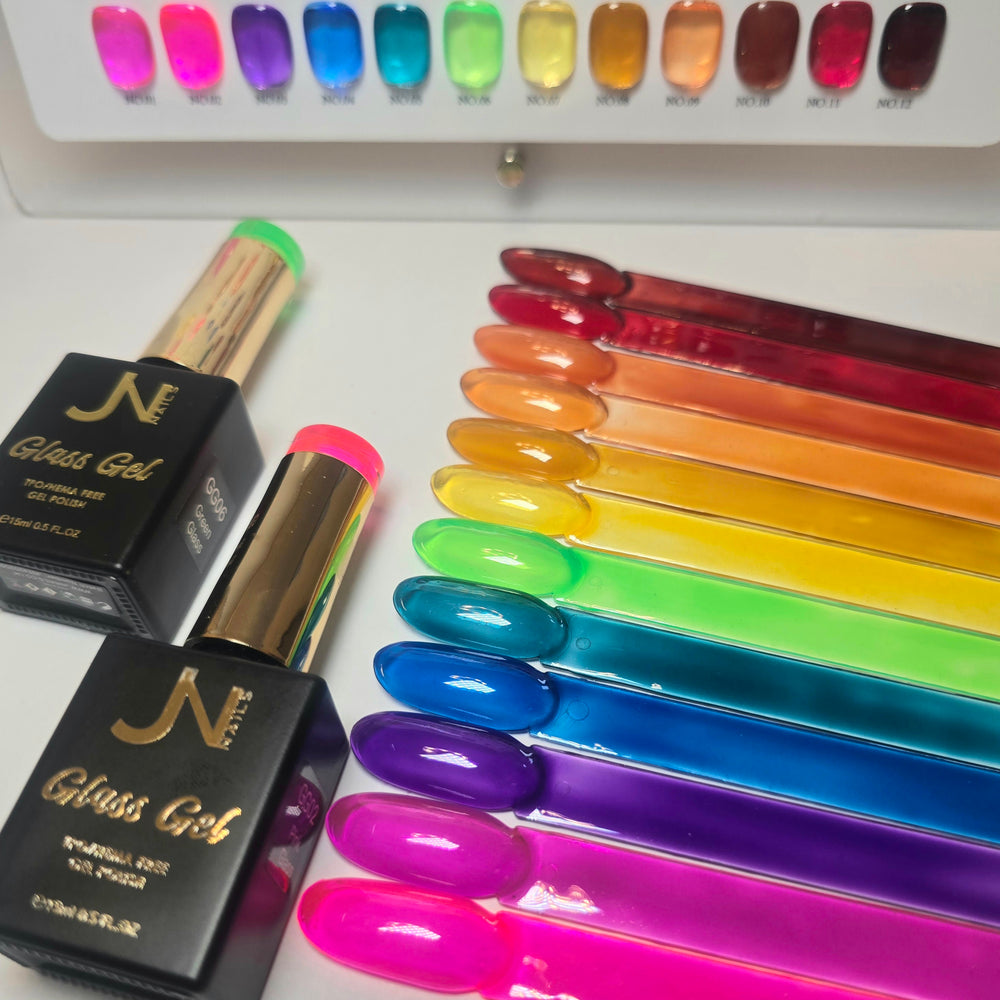 GG08. Amber Glass – Glasgel, hämafreier Gel-Nagellack
