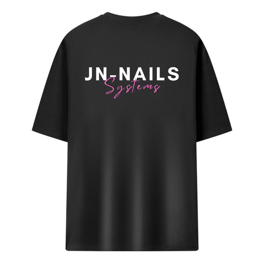 Übergroßes schwarzes T-Shirt – Premiumqualität