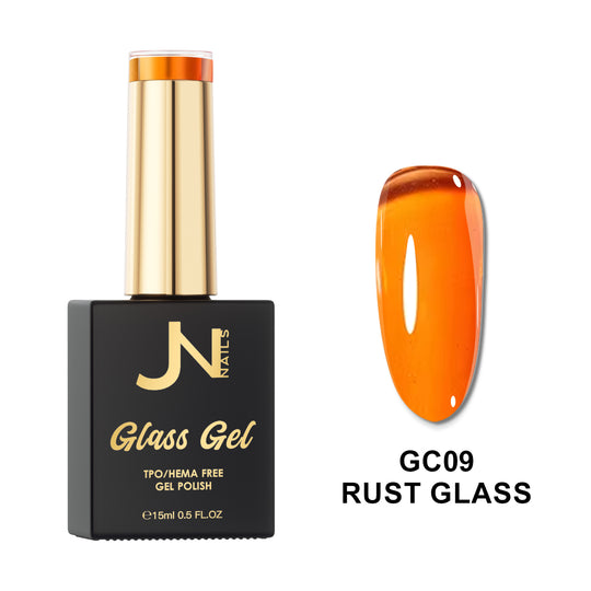 GG09. Rust Glass - Glasgel Hema-freier Gellack