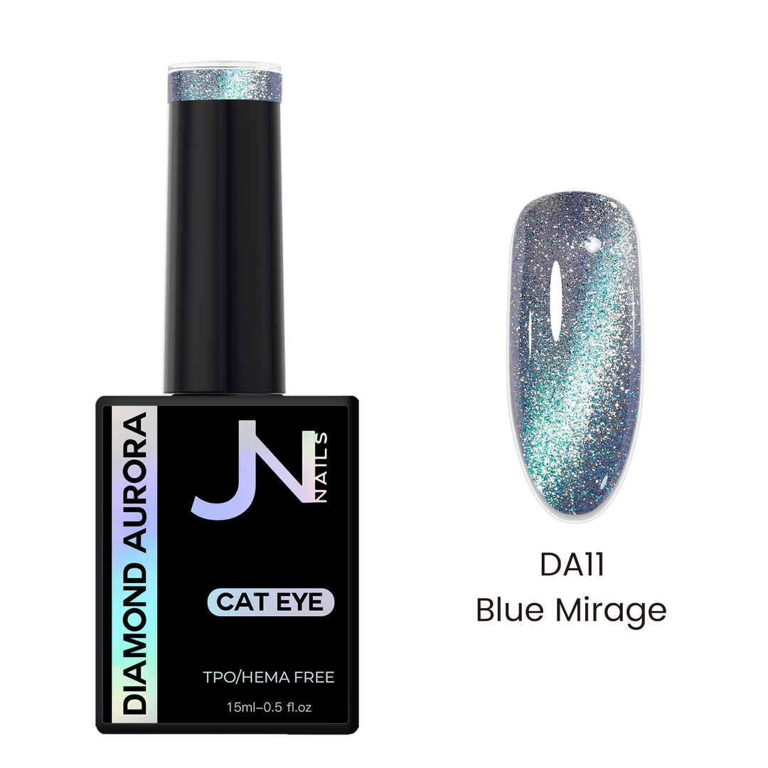 DA11 Blue Mirage - Diamond Aurora Reflective Cateye