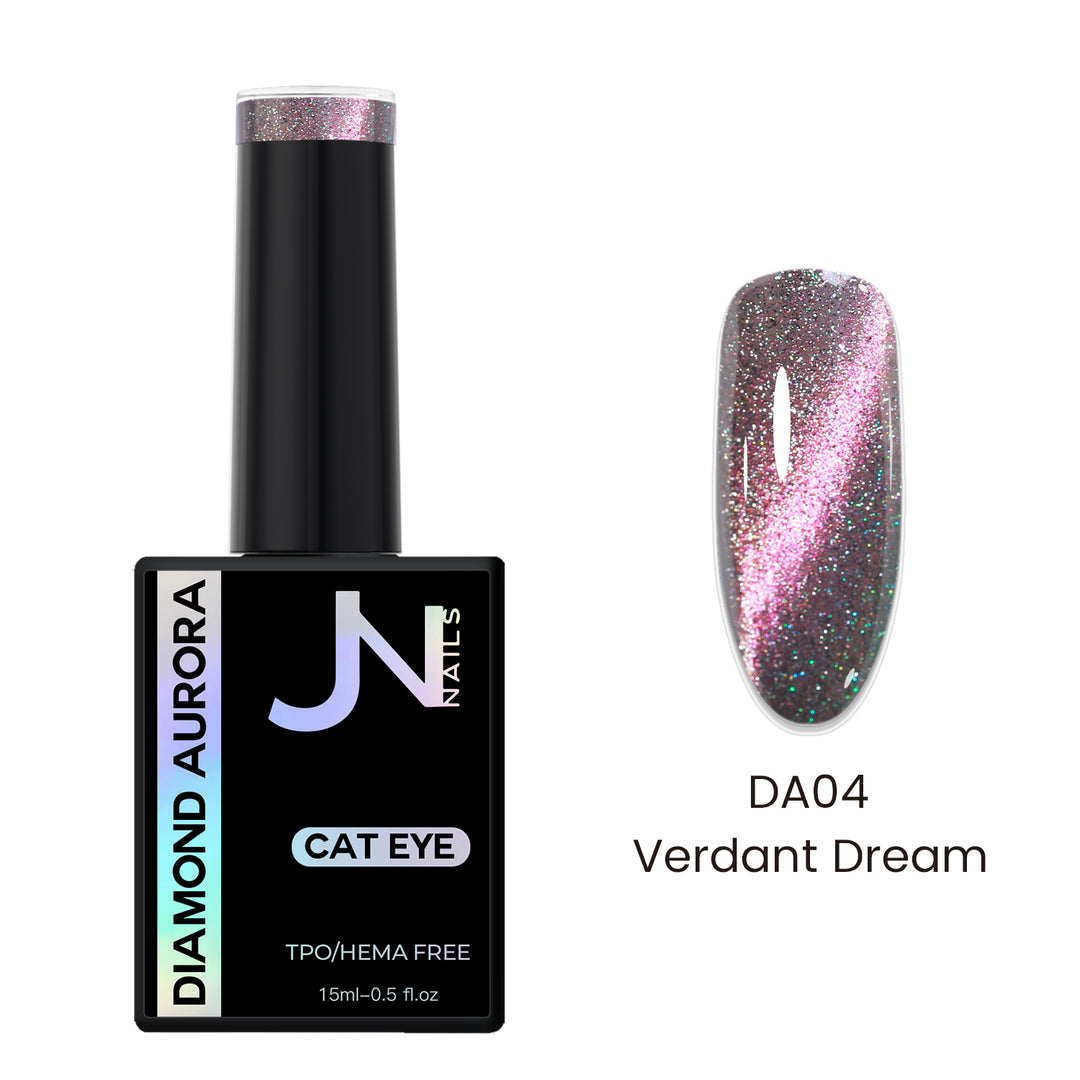 DA04 Verdant Dream - Diamond Aurora Reflective Cateye