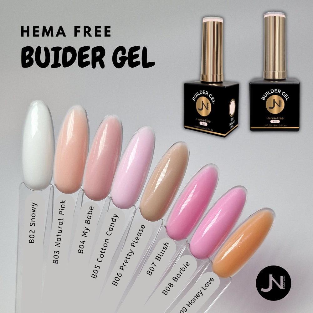 18 Farben Kollektion (B1 bis B18) - Hema Free BUILDER GEL