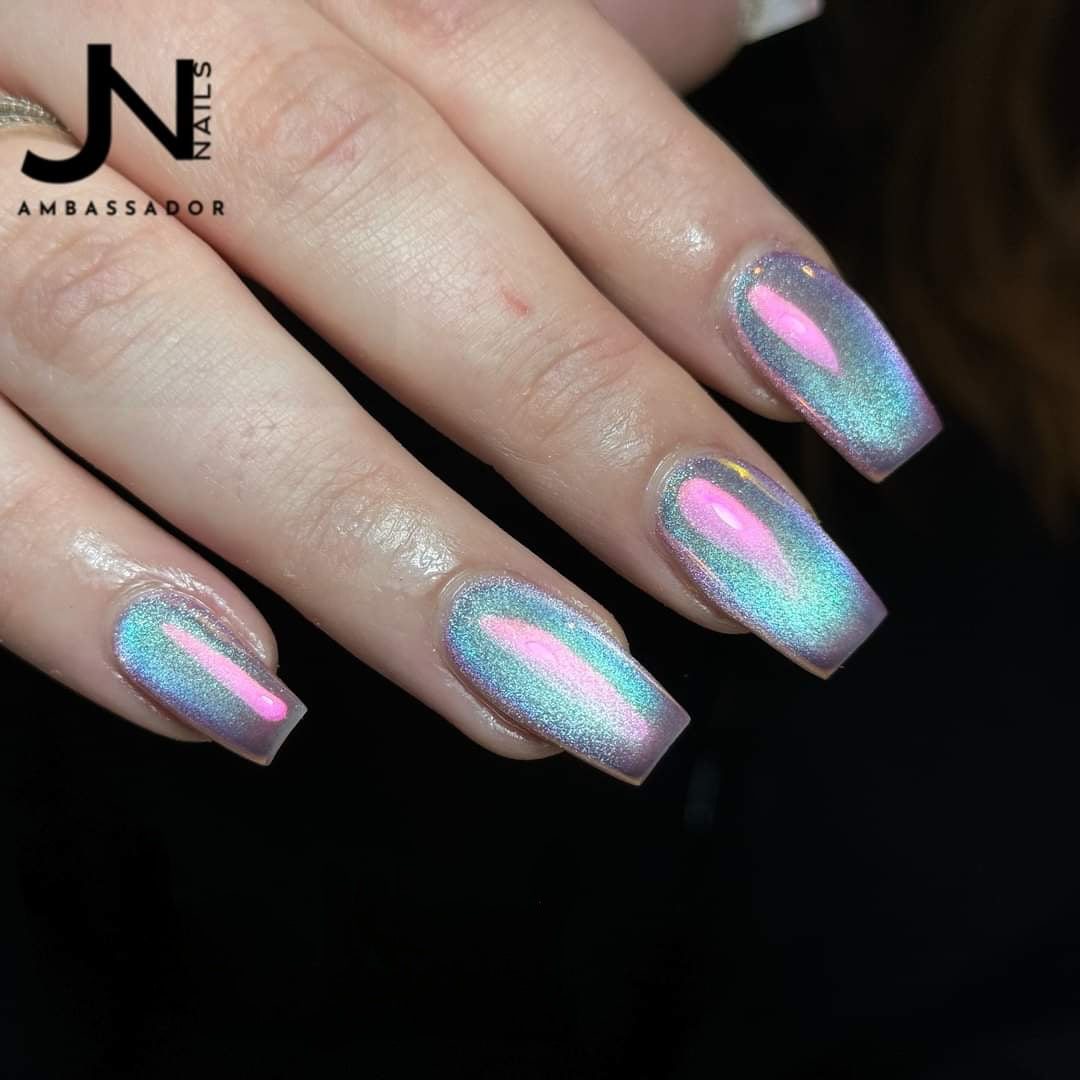 SILBERNER Cat Eye HEMA-freier Gel-Nagellack