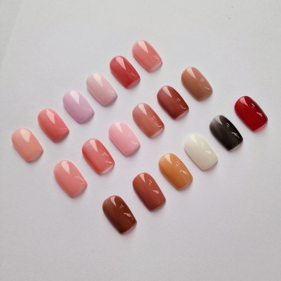 VOLLSTÄNDIGE KOLLEKTION von blickdichtem, Hema-freiem Gel-Nagellack
