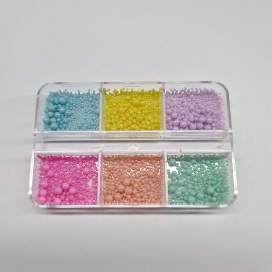 Pastel Carviar Beads