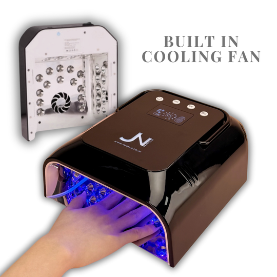 108W PRO CURE RECHARGEABLE LED NAIL LAMP WITH COOLING FAN