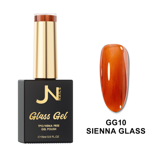 GG10. Sienna Glass - Glass Gel Hema free Gel Polish