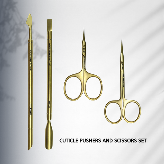 Cuticle Pusher and Scissors Set