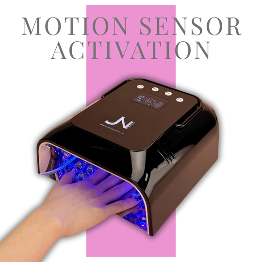 108W PRO CURE RECHARGEABLE LED NAIL LAMP WITH COOLING FAN