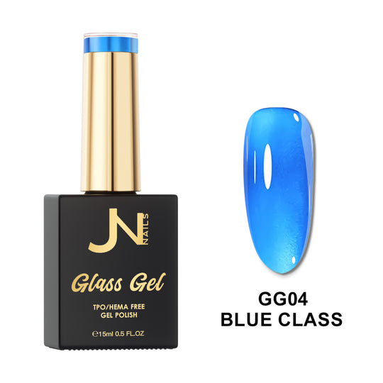 GG04. Blue Glass - Glass Gel Hema free Gel Polish