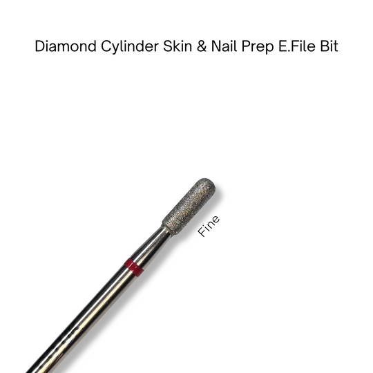 Diamond Cylinder Skin & Nail Prep E.File Bit