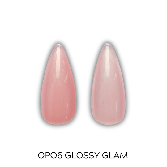 Op06. GLOSSY GLAM - Hema Free OPAQUE Gel Polish