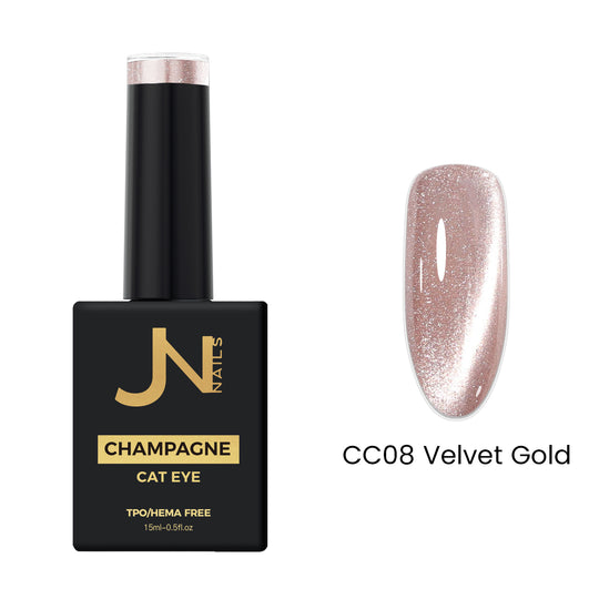 CC08. VELVET GOLD - Champagne Cateye