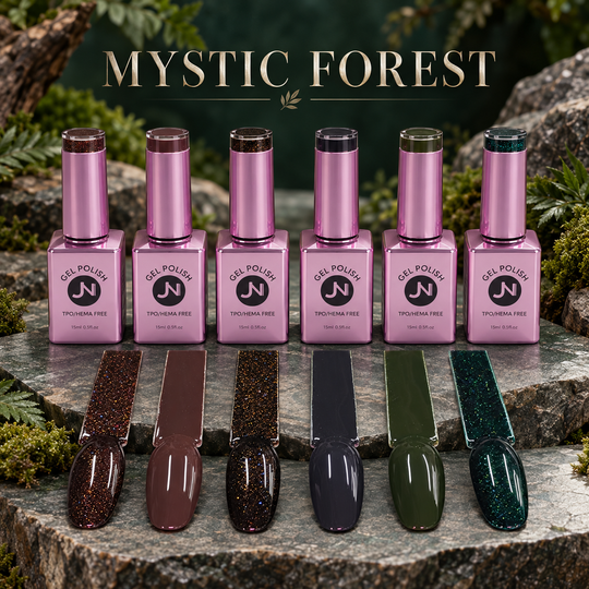 MYSTIC FOREST Collection of 6 - hema free Gel Polish