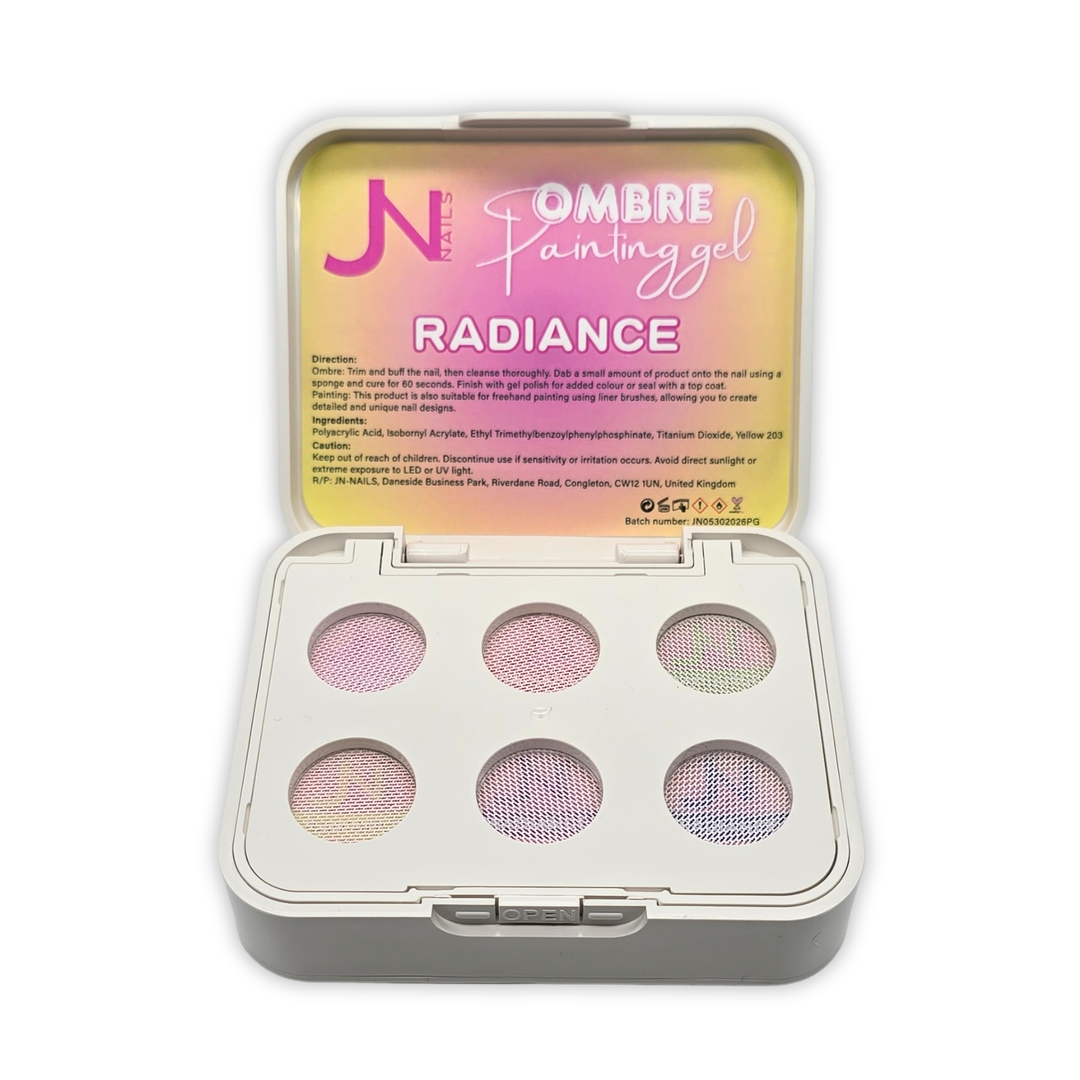 Ombre Painting Gel - RADIANCE - 6 colours