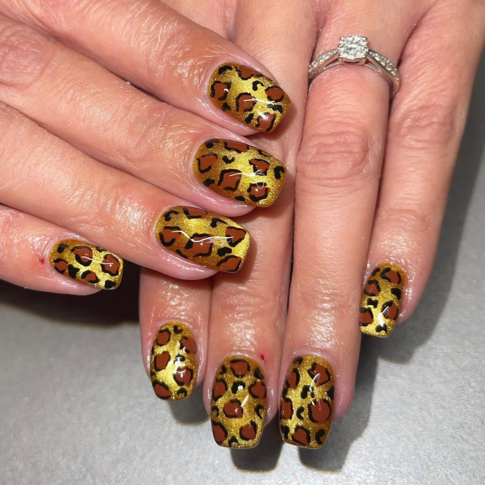 GOLD Cat Eye Hema free Gel Polish