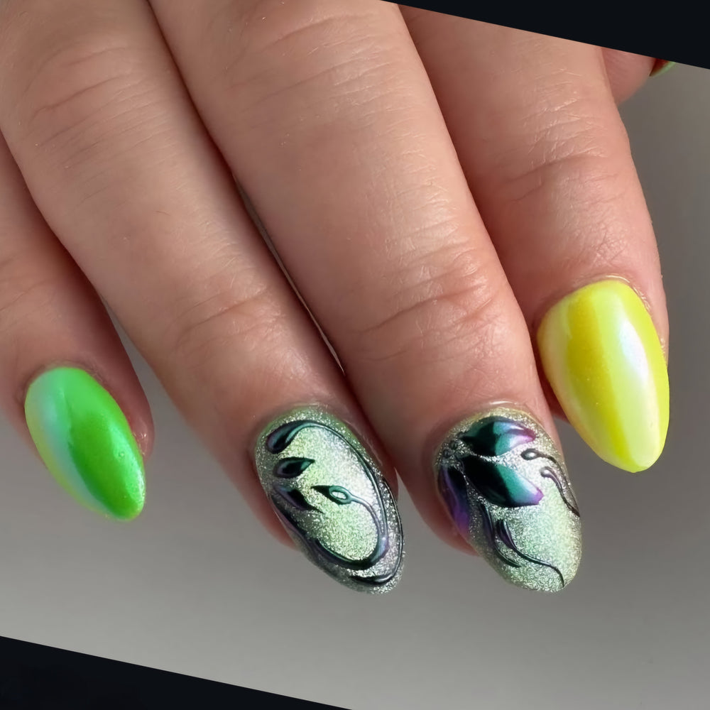 DA12 Opal Glow - Diamond Aurora Reflective Cateye