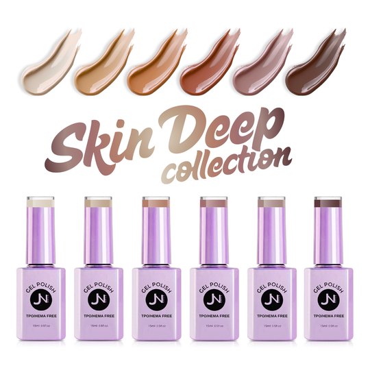 SKIN DEEP Collection of 6 - hema free Gel Polish