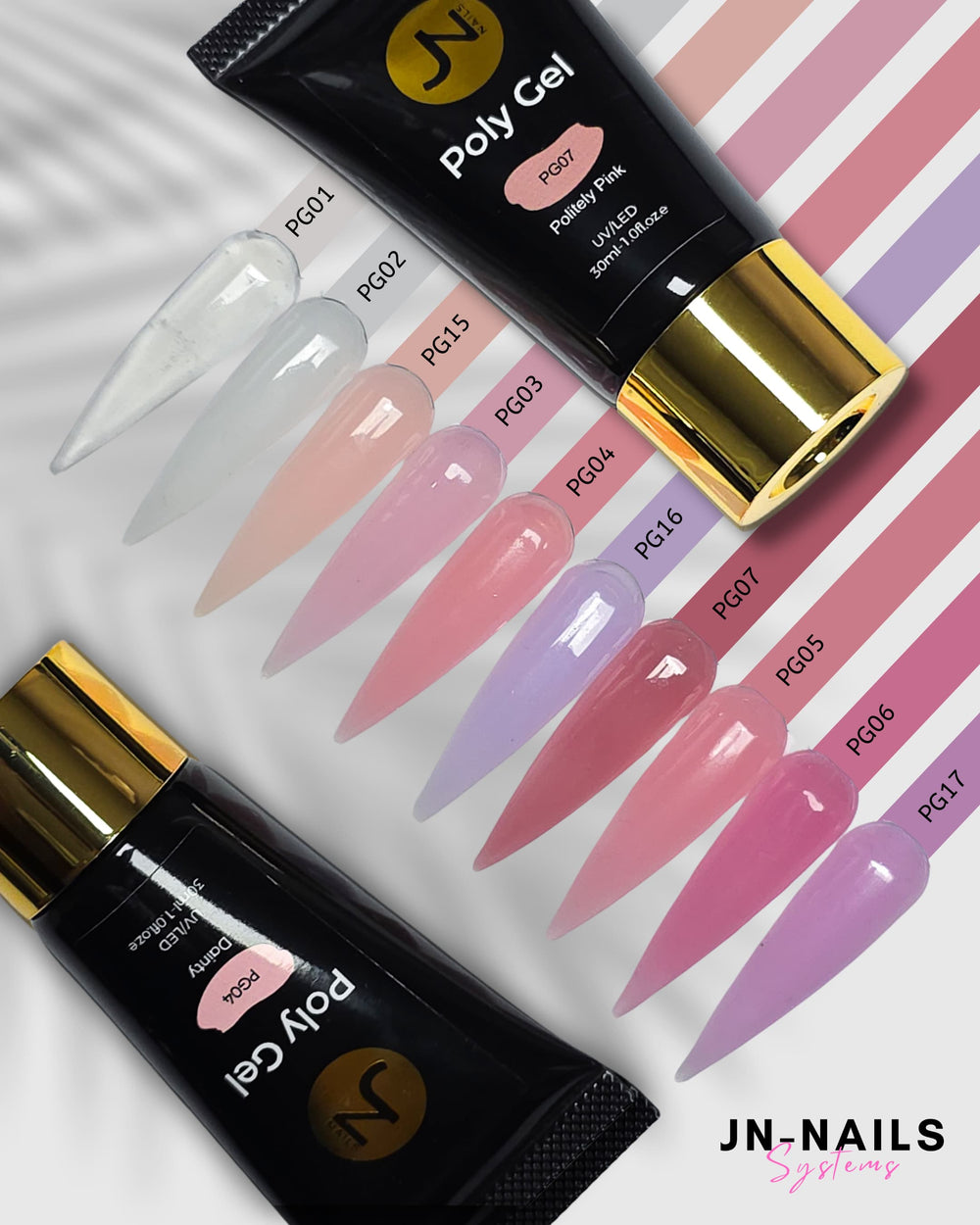 Full Collection of 30 colours - Hema/TPO Free POLY GEL