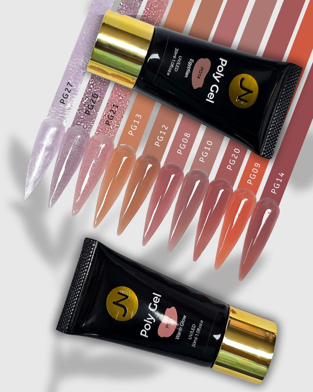 Full Collection of 30 colours - Hema/TPO Free POLY GEL