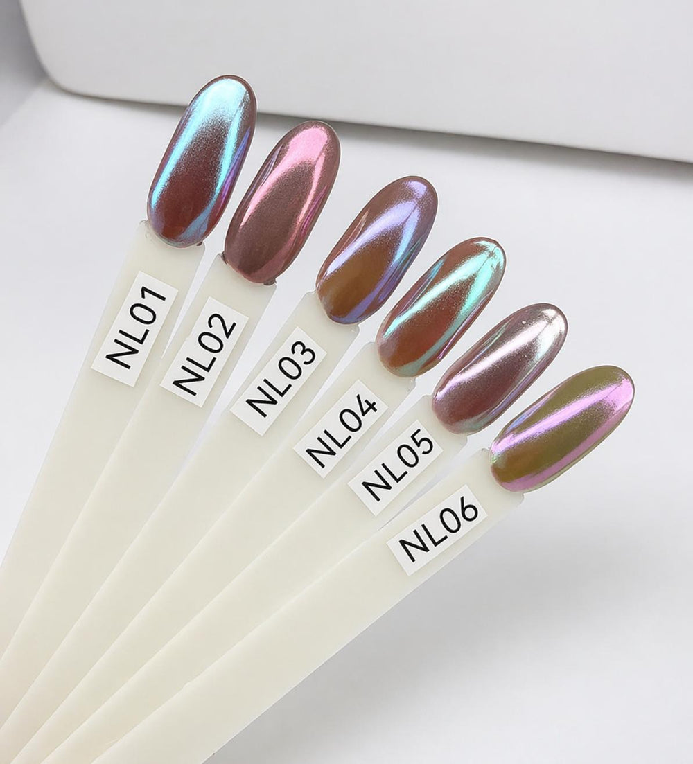 Northern Lights Chrome Collection of 6 colours