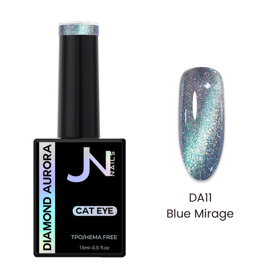 DA11 Blue Mirage - Diamond Aurora Reflective Cateye