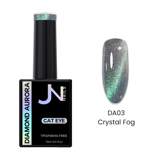 DA03 Crystal Fog - Diamond Aurora Reflective Cateye