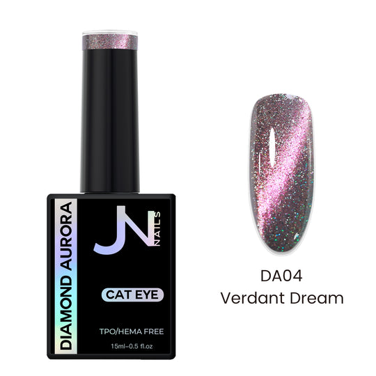 DA04 Verdant Dream - Diamond Aurora Reflective Cateye