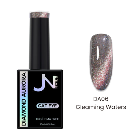 DA06 Gleaming Waters - Diamond Aurora Reflective Cateye