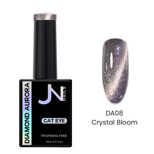 DA08 Crystal Bloom - Diamond Aurora Reflective Cateye