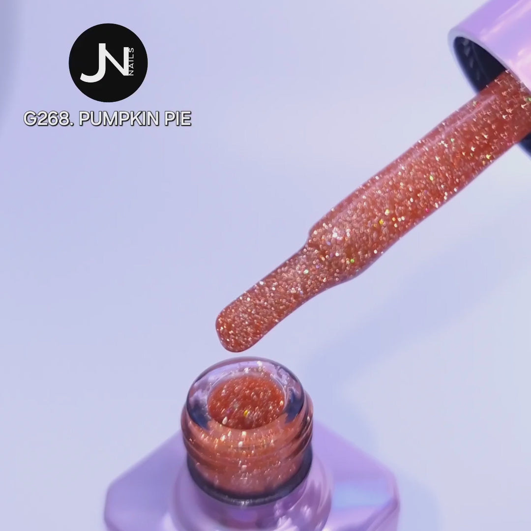 G268. PUMPKIN PIE (Holographic Refeclive Glitter)