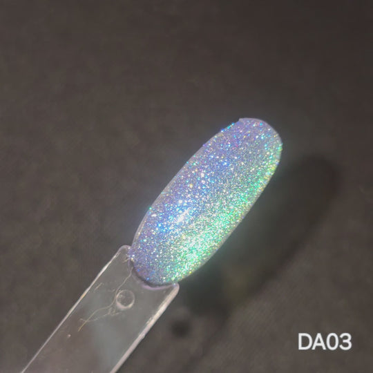 DA03 Crystal Fog - Diamond Aurora Reflective Cateye