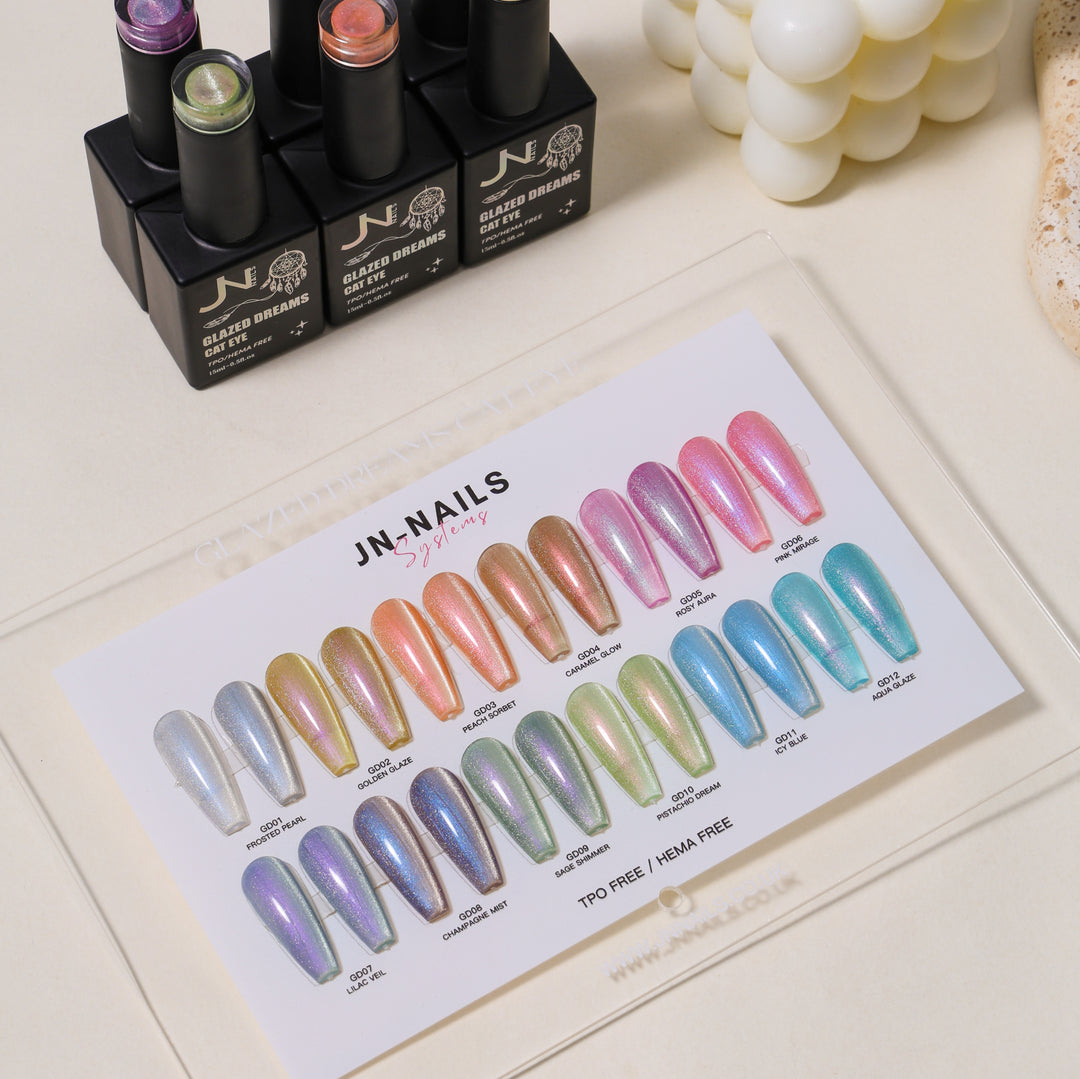 Full Collection of 12 - Glazed Dreams Cateye GD