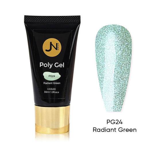 PG24. RADIANT GREEN - Hema/TPO Free POLY GEL