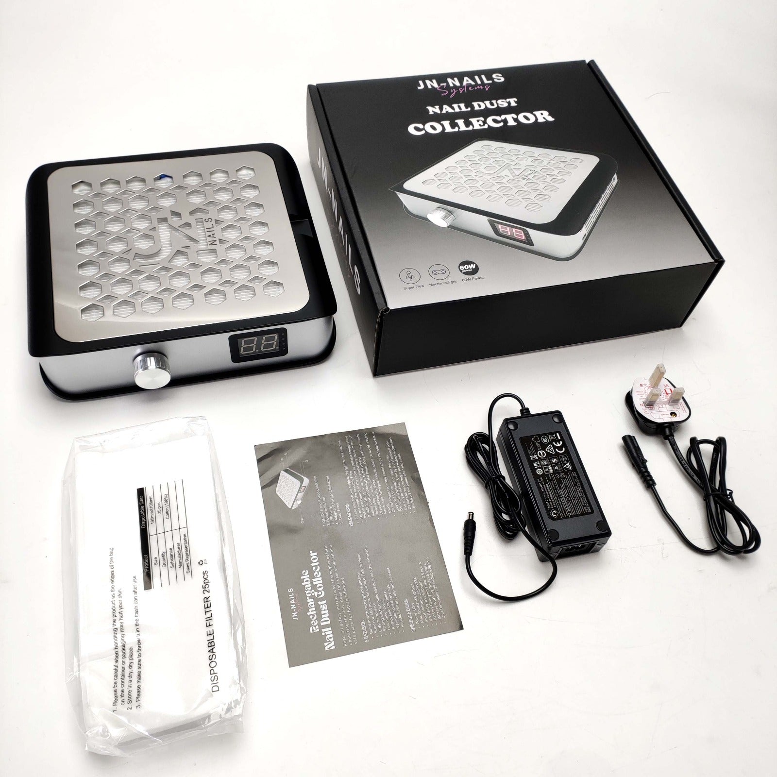 Nail Dust Collector - Rechargeable – JN NAILS